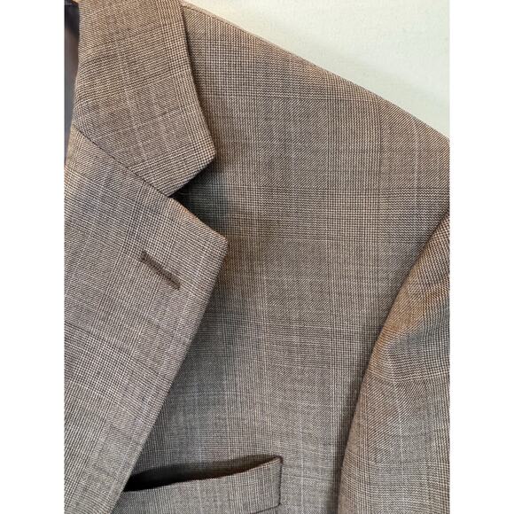 Lauren Ralph Lauren Men’s 40R Glen Plaid Wool Blazer Sport Coat Classic Gray - Picture 7 of 10